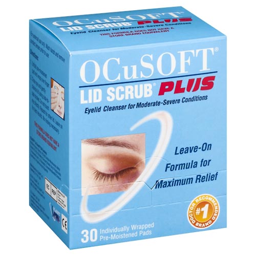 Image for Ocusoft Eyelid Cleanser, Pre-Moistened Pads,30ea from SPRING CREEK PHARMACY