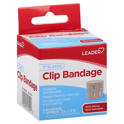 Image for Leader Clip Bandage, Elastic, 2 Inch,1ea from SPRING CREEK PHARMACY