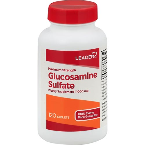 Image for Leader Glucosamine Sulfate, Maximum Strength, 1000 mg, Tablets,120ea from SPRING CREEK PHARMACY