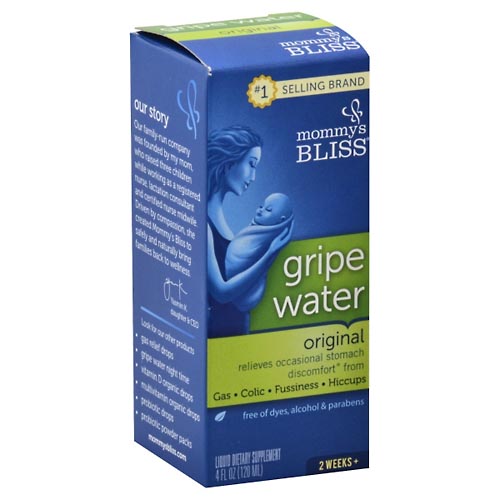 Image for Mommys Bliss Gripe Water, Newborns +,4oz from SPRING CREEK PHARMACY